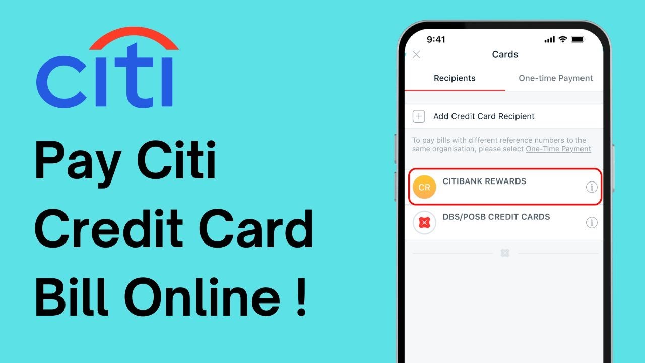 CitiCards Online Bill Pay: How to Pay Your Citi Credit Card Bill Online ...